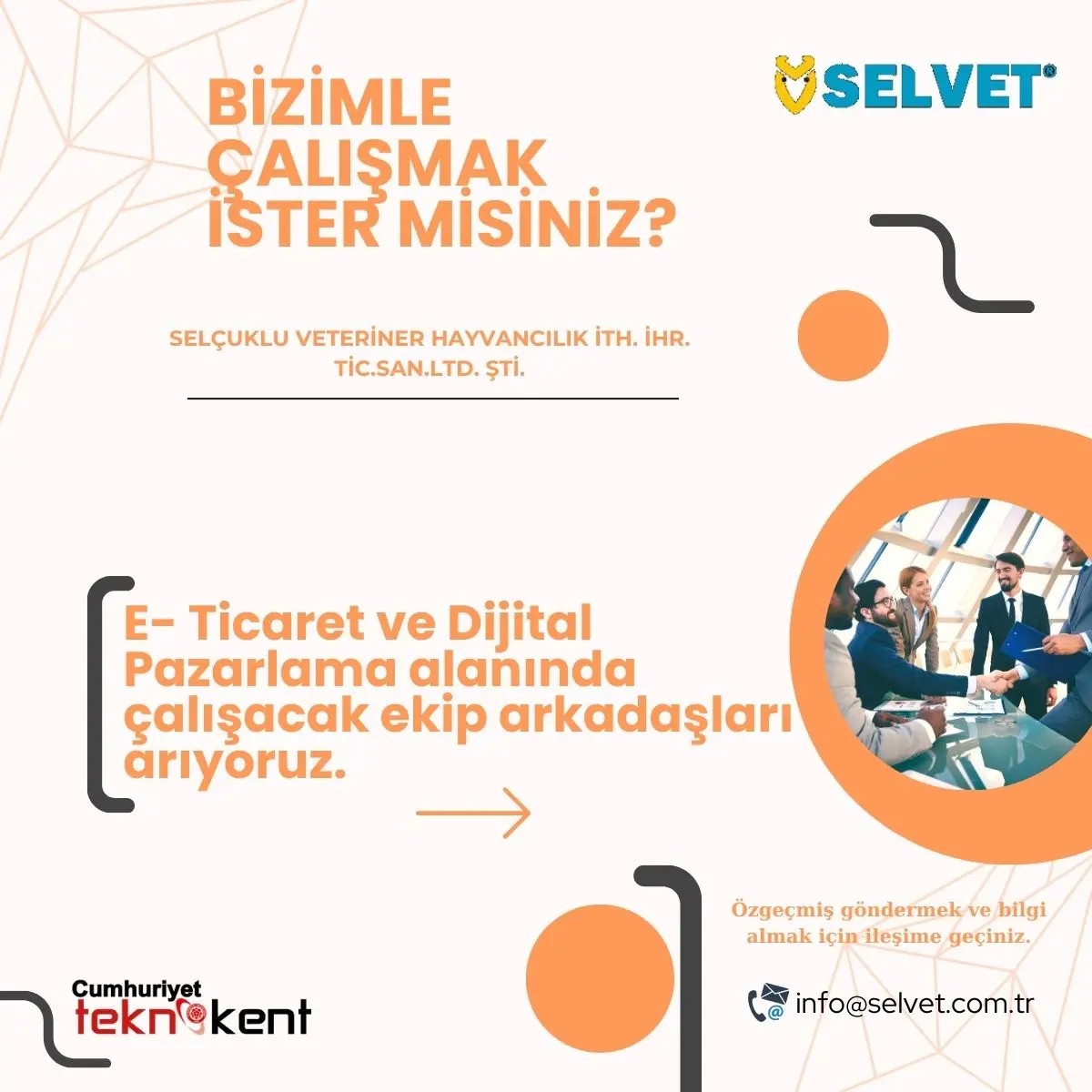 Bizimle Çalışmak İster misiniz ?
